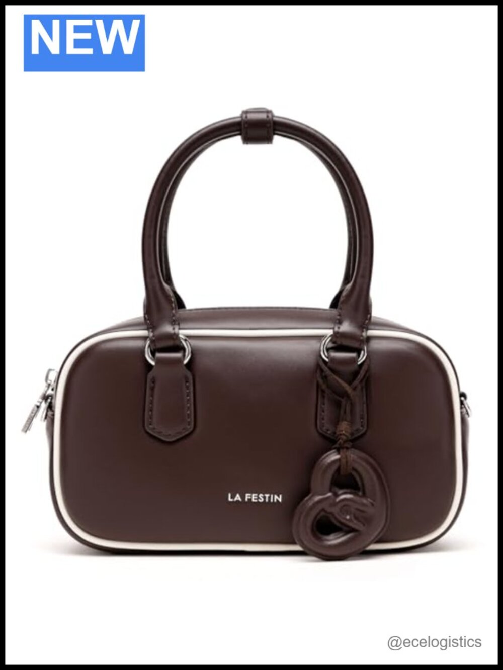 Genuine Leather Top Handle Bag with Shoulder Strap, Crossbody Purse